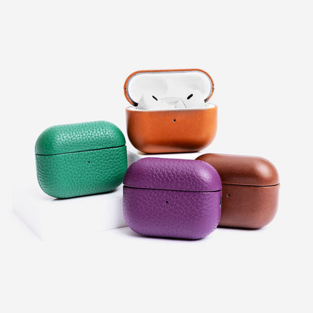 Rainforest | Leather cover for airpod case