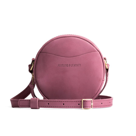 Foxglove*Small | Circle shaped crossbody bag with top zipper