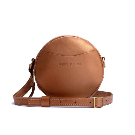 Hava*Small | Circle shaped crossbody bag with top zipper