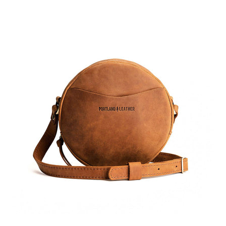 Dakota*Large | Circle shaped crossbody bag with top zipper