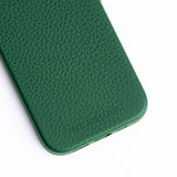 Rainforest  | Close up exterior IPhone case with signature Saraevan Leather logo