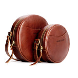 Nutmeg | Circle shaped crossbody bag with top zipper