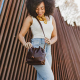 Coldbrew | Slouchy crossbody bag with drawstring closure