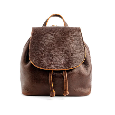 All Color: Coldbrew | Slouchy leather bucket backpack