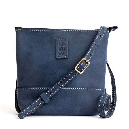 All Color: Deep Water | handmade leather crossbody purse