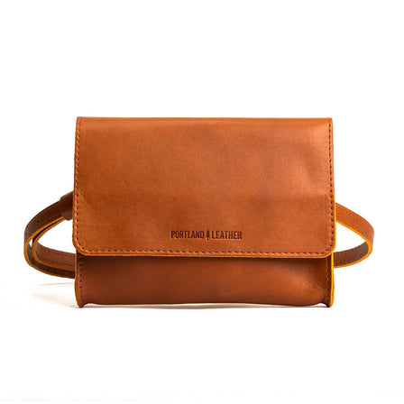  Honey | Petite bag with magnetic flap closure and adjustable belt strap