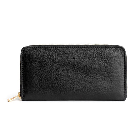All Color: Pebbled--black | handmade leather wallet